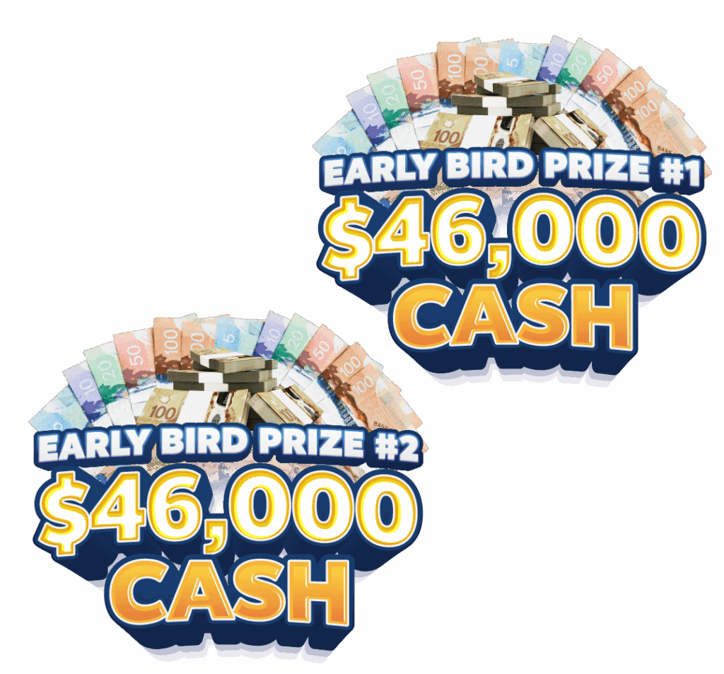 Dream Home Lottery Early Bird Prizes